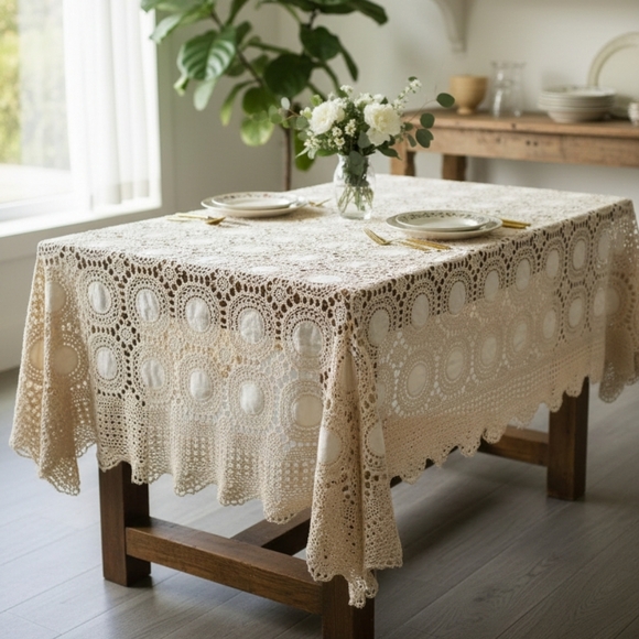 Vintage Other - Vintage Chevron Crochet Blanket - Retro 70s Fall Colors Afghan Throw 52"x29"